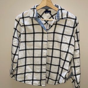 Basic Editions Plaid Flannel Shirt